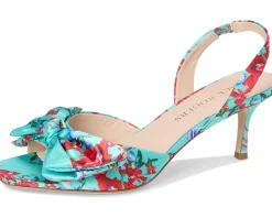 Jack Rogers Eloise Bow Slingback Aquamarine Multi Discount