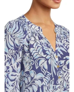 Lilly Pulitzer Elsa Top Sapphire Pool Summer Shorelines Outlet
