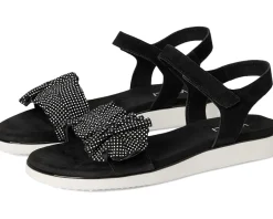 Vaneli Elsbet Black Suede/Black/White Dots Outlet