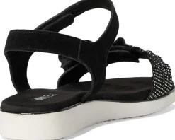 Vaneli Elsbet Black Suede/Black/White Dots Outlet