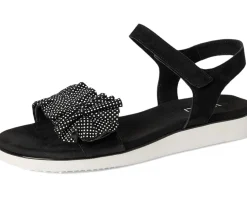 Vaneli Elsbet Black Suede/Black/White Dots Outlet