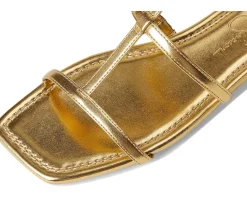 Jessica Simpson Elusta Studded T-strap Sandals Gold Outlet
