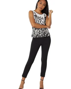 Women BCBGMAXAZRIA Embroidered Lace Top