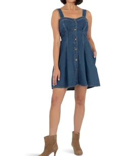 Women KUT from the Kloth Emiko A-Line Sweetheart Dress with Smocking