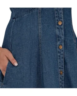 Women KUT from the Kloth Emiko A-Line Sweetheart Dress with Smocking