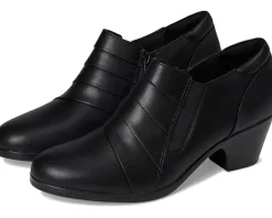 Clarks Emily 2 Pearl Black Leather Discount
