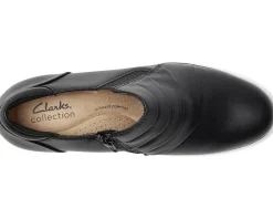 Clarks Emily 2 Pearl Black Leather Discount