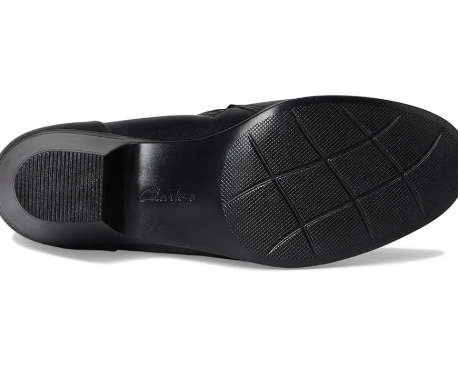 Clarks Emily 2 Pearl Black Leather Discount