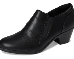Clarks Emily 2 Pearl Black Leather Discount