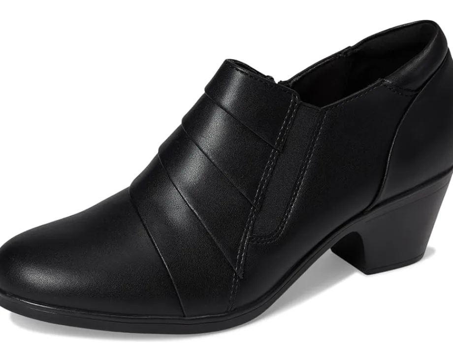 Clarks Emily 2 Pearl Black Leather Discount