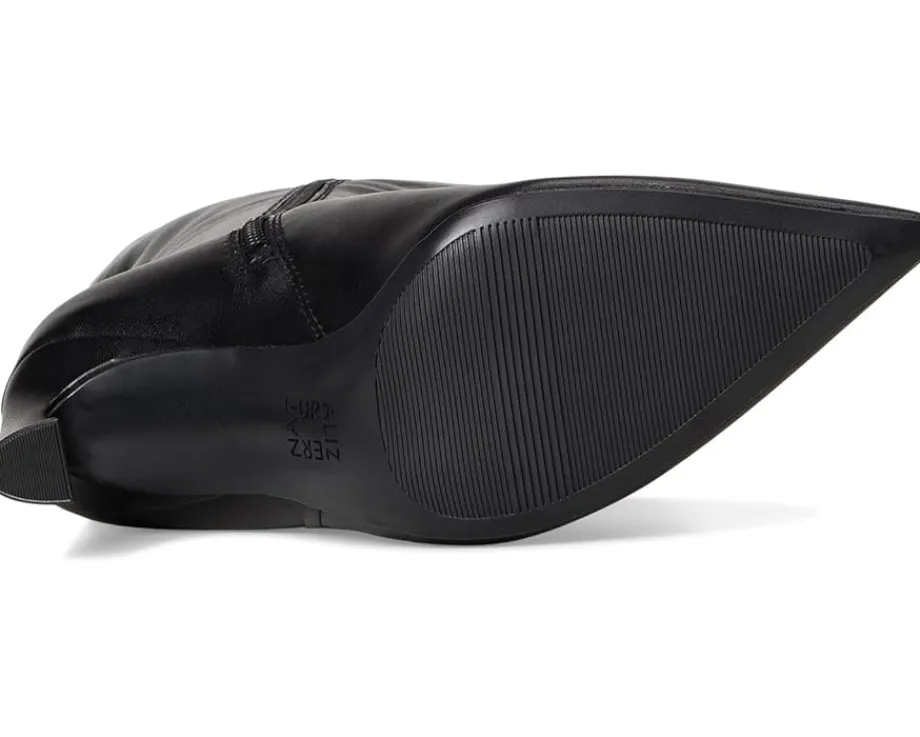 Naturalizer Emily Extra Wide Calf Knee High Boots Black Leather New