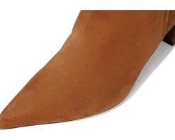 Naturalizer Emily Extra Wide Calf Knee High Boots Dark Chestnut Brown Suede Online