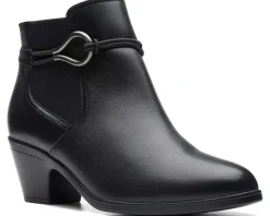 Clarks Emily2 Kaylie Black Leather