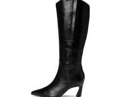 Naturalizer Emily Knee High Boots Black Leather Online