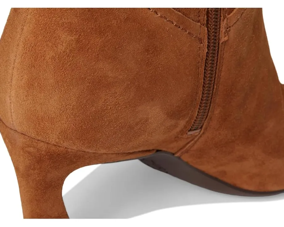 Naturalizer Emily Narrow Calf Knee High Boots Dark Chestnut Brown Suede New