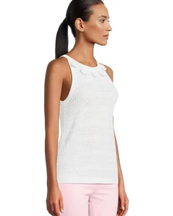 Lilly Pulitzer Emra Sweater Tank Resort White Sale