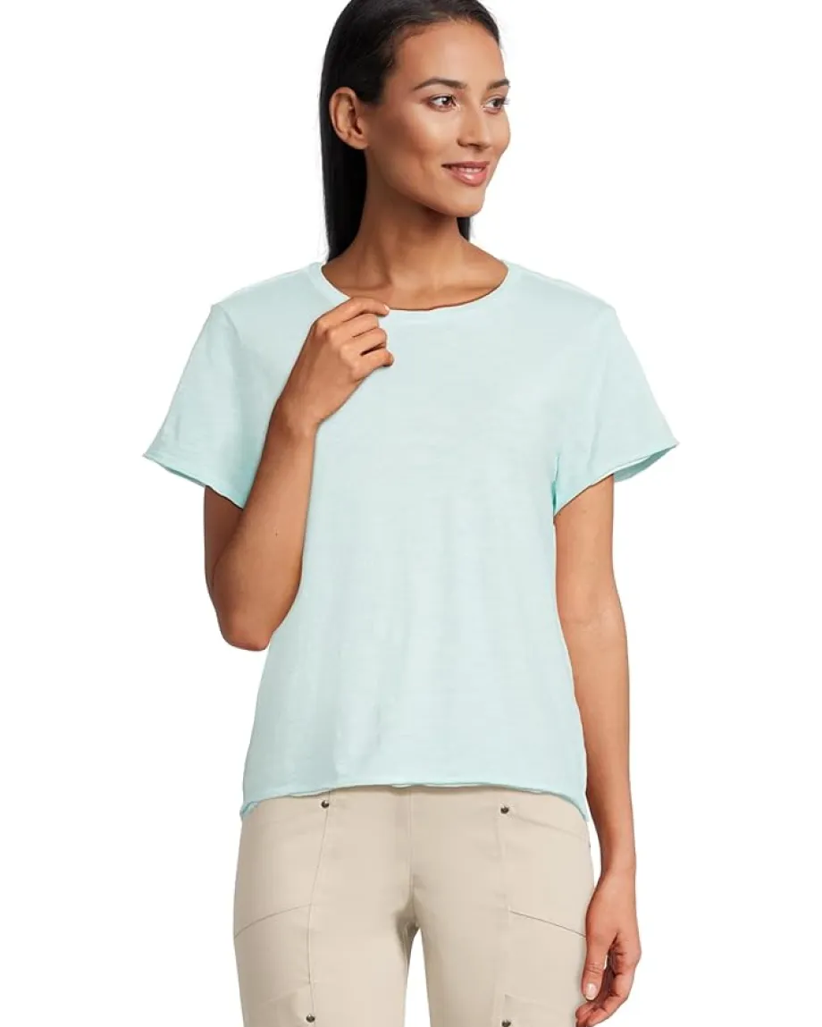 Elliott Lauren Enzyme Wash Jersey - Short Sleeve Crew Neck Tee Mist Best