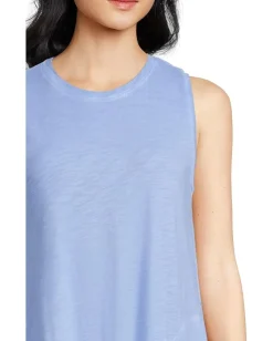 Elliott Lauren Enzyme Wash, Sleeveless Maxi Dress with Pockets Denim Discount