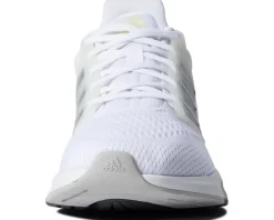 adidas EQ21 Run White/Matte Silver/Sandy Beige Metallic New