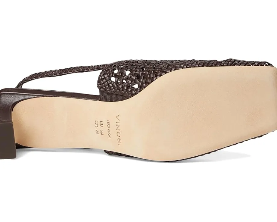 Vince Eris Ganache Woven Leather Clearance