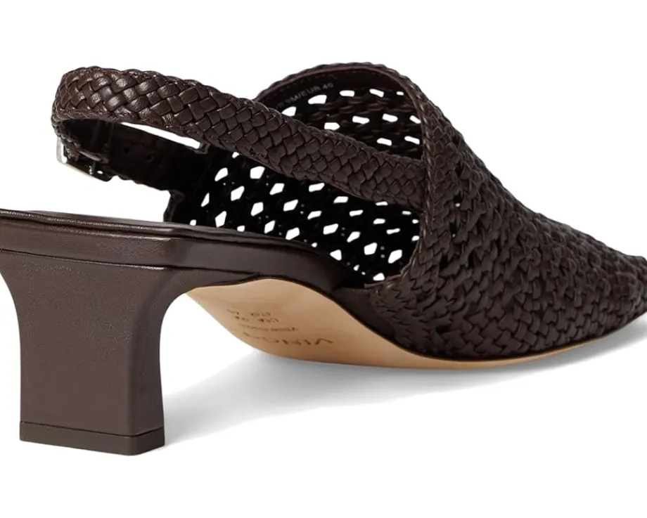 Vince Eris Ganache Woven Leather Clearance