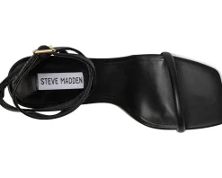 Steve Madden Eryka Black Leather New