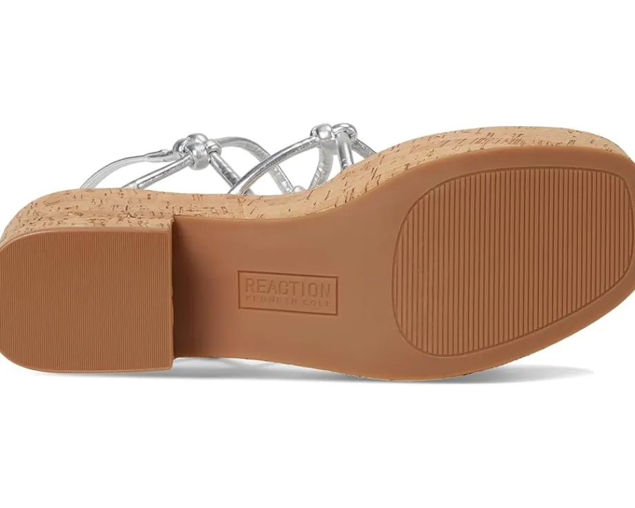 Kenneth Cole Reaction Essa Knots Silver Metallic Sale