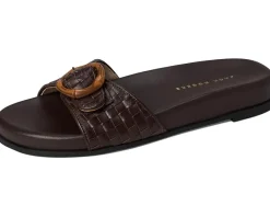 Women Jack Rogers Essex Slide - Embossed Leather
