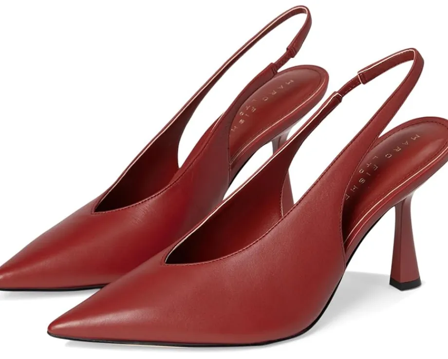 Marc Fisher LTD Esther Red Leather New