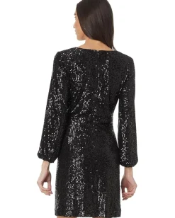 Lilly Pulitzer Estrella Sequin Dress Noir Treasure Box Sequin Knit Clearance