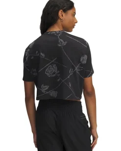 Women Under Armour Etched Roses Short Sleeve T-Shirt