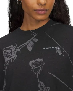 Women Under Armour Etched Roses Short Sleeve T-Shirt