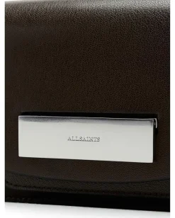 AllSaints Etta Clutch Fango Brown Outlet