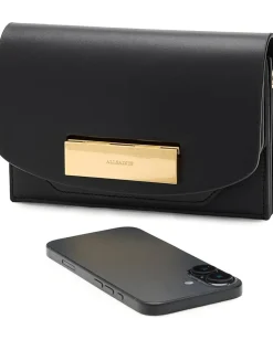 AllSaints Etta Clutch Black 1 Sale