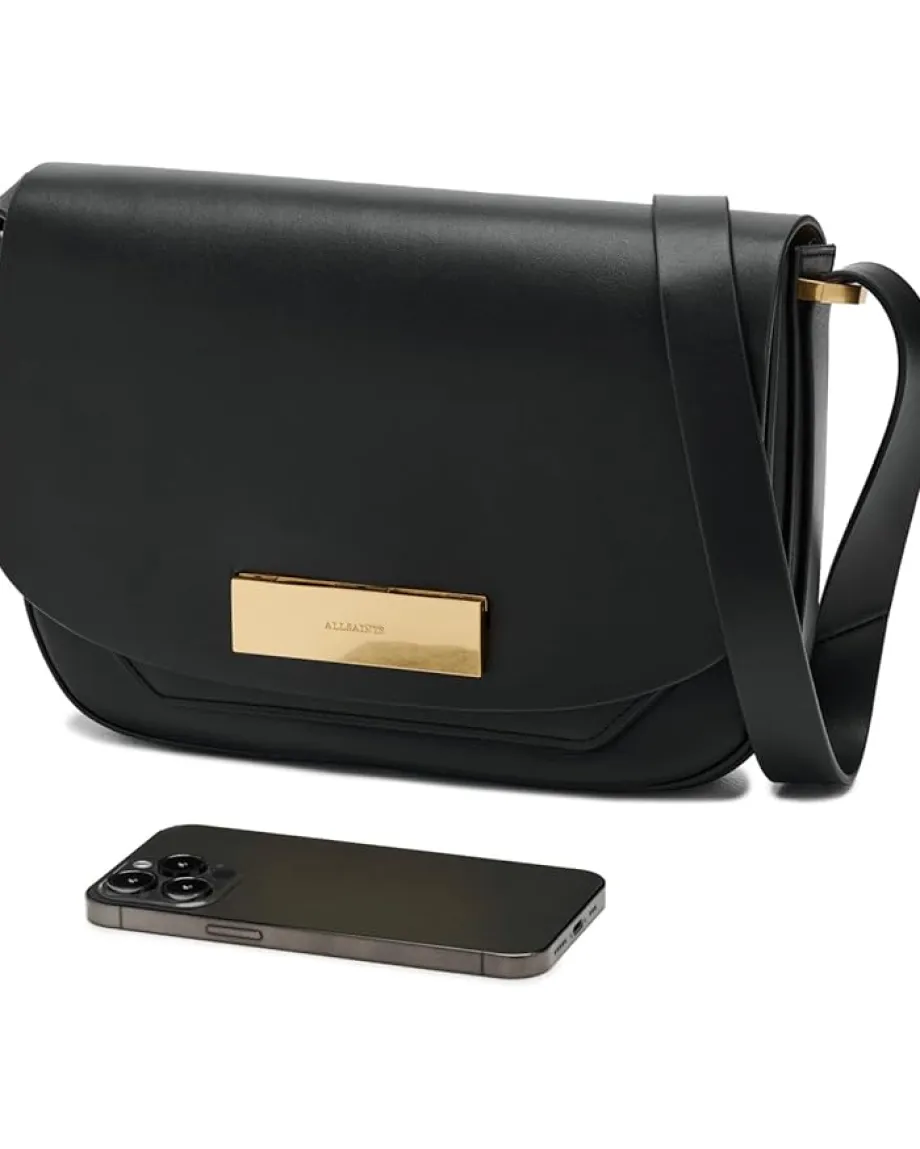AllSaints Etta Satchel Black Sale