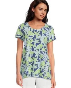 Lilly Pulitzer Etta Scoop Neck Sapphire Pool Tropical Tango Best