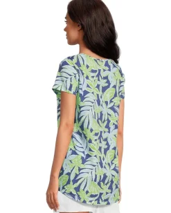Lilly Pulitzer Etta Scoop Neck Sapphire Pool Tropical Tango Best