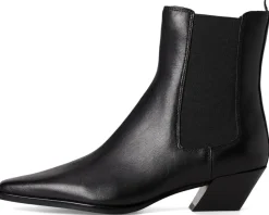 Steve Madden Evan Black Leather New