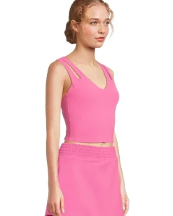 Beach Riot Evelina Top Summer Strawberry Waffle New