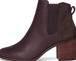 TOMS Evelyn Chelsea Blackberry Leather Online