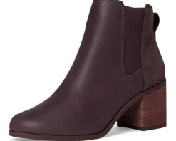 TOMS Evelyn Chelsea Blackberry Leather Online