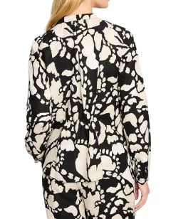 Women NIC+ZOE Evening Petal Woven Shirt