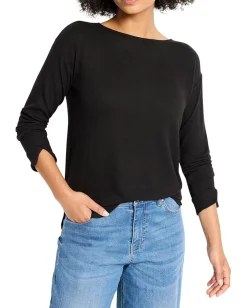 NIC+ZOE Everyday Easy Cozy Top Black Onyx Sale