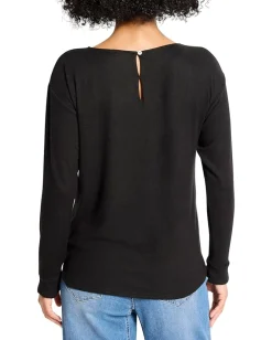NIC+ZOE Everyday Easy Cozy Top Black Onyx Sale