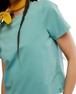 Free People Everyday Tee Mineral Blue Best