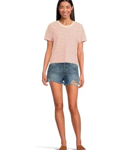 Women Free People Everyday Tee Stripe