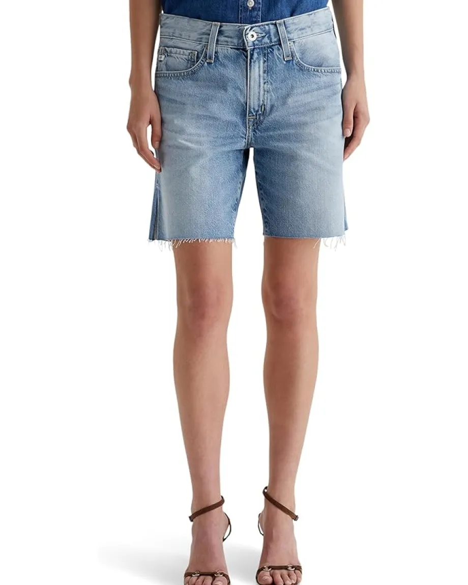 Women AG Jeans Ex-boyfriend Mid Rise Slouchy Shorts