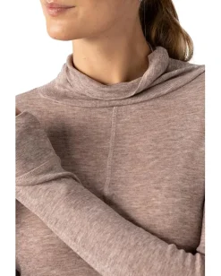 Women Sanctuary Exposed Seams Mock Neck