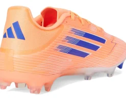 adidas F50 League Firm Ground Soccer Cleats Beam Orange/Lucid Blue/White New