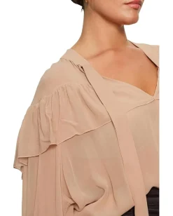 Women Sanctuary Fade Into You Ruffle Blouse